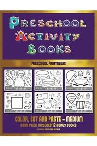 Preschool Printables (Preschool Activity Books - Medium)