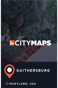 City Maps Gaithersburg Maryland, USA