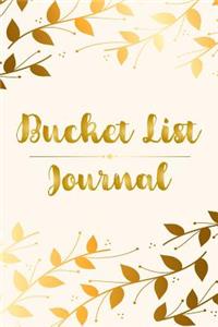 Bucket List Journal