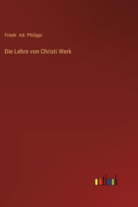 Lehre von Christi Werk
