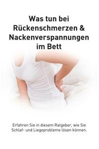 Rückenschmerzen und Verspannungen im Bett