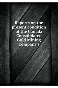 Reports on the present condition of the Canada Consolidated Gold Mining Company's