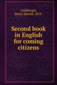 Second book in English for coming citizens