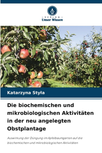 Die biochemischen und mikrobiologischen Aktivitäten in der neu angelegten Obstplantage
