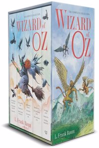 The Wizard of Oz Collection (Set of 5 Books) By L. Frank Baum(3 in 1 Books)((Wonderful Wizard of Oz, Marvelous Land of Oz, Ozma of Oz, Dorothy and the Wizard In Oz & More)