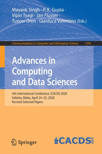 Advances in Computing and Data Sciences