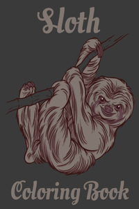 Sloth Coloring Book