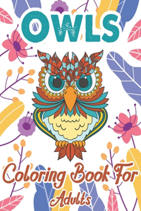 Owls Coloring Book For Adults