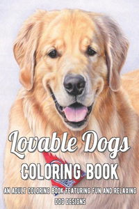 Lovable Dogs Coloring Book