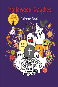 &#3655;Happy Halloween Doodles Coloring Book