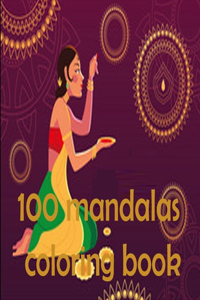 100 mandalas coloring book