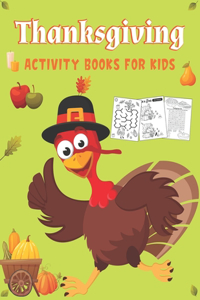 Thanksgiving Activity Books for Kids