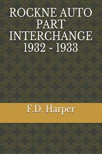 Rockne Auto Part Interchange 1932 - 1933