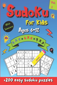 Sudoku For Kids Ages 6-12
