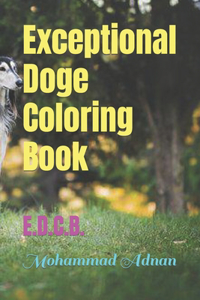 Exceptional Doge Coloring Book