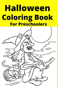 Halloween Coloring Book For Preschoolers