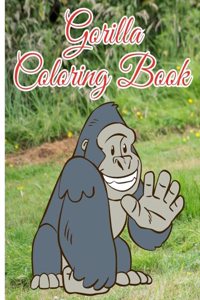 Gorilla Coloring Book