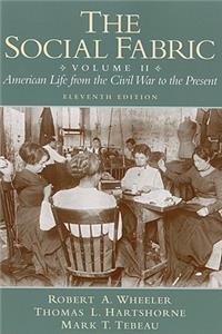 The The Social Fabric, Volume II Social Fabric, Volume II: American Life from the Civil War to the Present