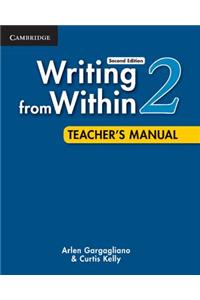 Writing from Within Level 2 Teacher's Manual