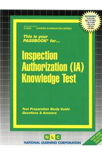 Inspection Authorization (IA) Knowledge Test