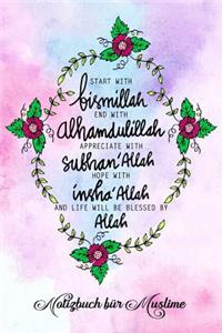 Notizbuch für Muslime