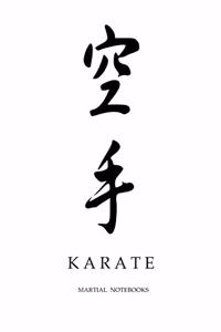 Martial Notebooks KARATE
