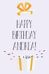 Happy Birthday Andrea