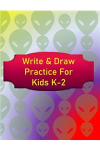 Write & Draw Practice For Kids K-2