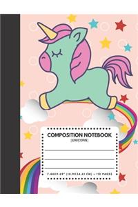Composition Notebook Unicorn