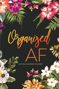 2019 - 2020 Academic Planner; Organized AF