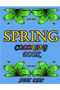 Spring Coloring Book