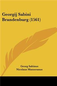 Georgij Sabini Brandenburg (1561)