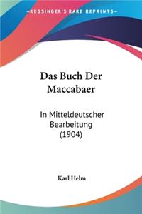 Das Buch Der Maccabaer