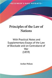 Principles of the Law of Nations