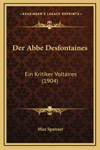 Der Abbe Desfontaines