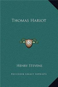 Thomas Hariot