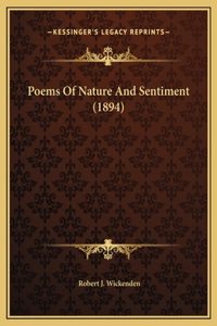 Poems Of Nature And Sentiment (1894)
