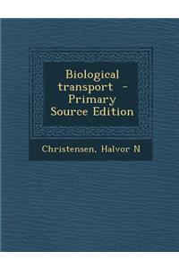 Biological Transport