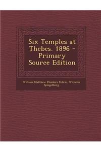 Six Temples at Thebes. 1896