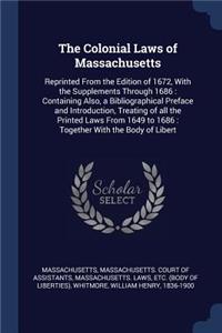 Colonial Laws of Massachusetts