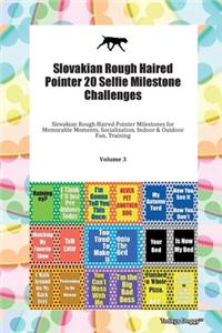 Slovakian Rough Haired Pointer 20 Selfie Milestone Challenges Slovakian Rough Haired Pointer Milestones for Memorable Moments, Socialization, Indoor & Outdoor Fun, Training Volume 3