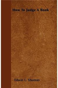 How To Judge A Book