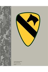 1st Cavalry Division Notebook Blank, Lined, 200 Pages