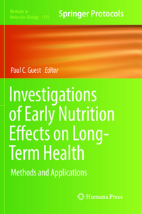 Investigations of Early Nutrition Effects on Long-Term Health