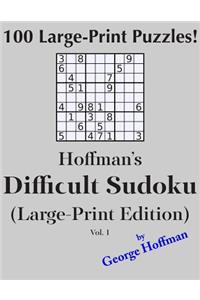 Hoffman's Difficult Sudoku (Large Print Edition) 1