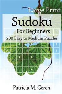 Large Print Sudoku For Beginners