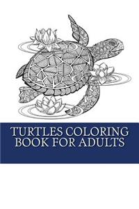Turtles Coloring Book For Adults