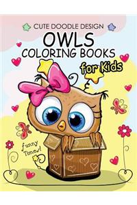 Owls Coloring Books for Kids