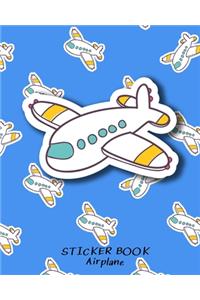 Sticker Book Airplane