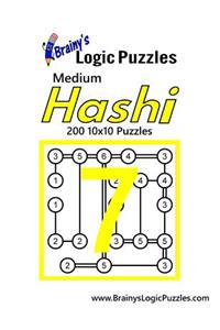 Brainy's Logic Puzzles Medium Hashi #7: 200 10x10 Puzzles